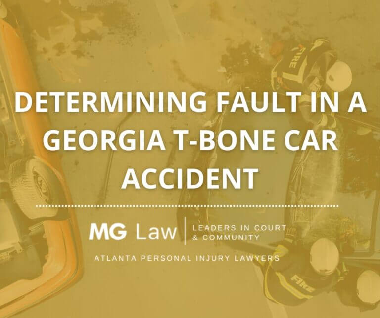 Determining Fault In A Georgia T-Bone Car Accident - MG Law